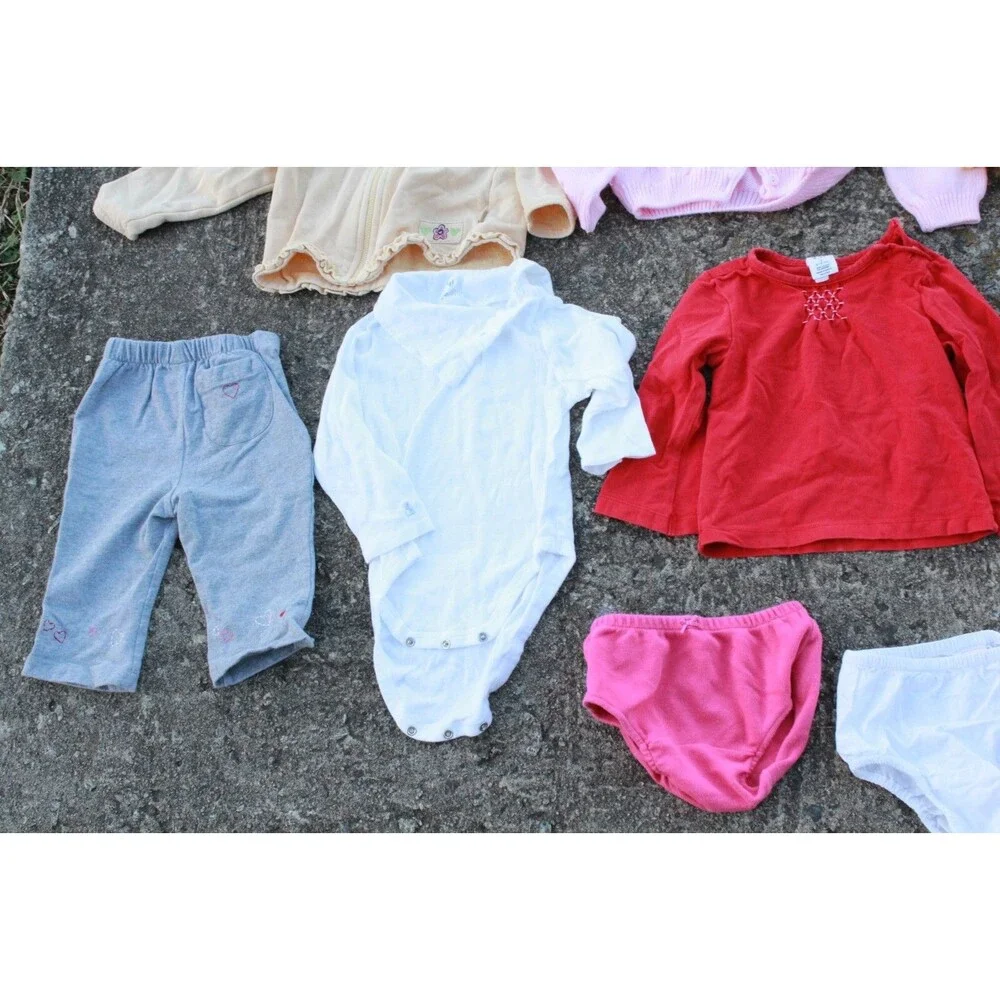 Huge Lot 26 pcs Girls Clothing 18M Outfits Dresses Play Photoshoot Sleep Overall